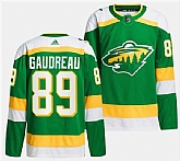 Men's Minnesota Wild #89 Frederick Gaudreau Green 2023-24 Stitched Jersey Dzhi,baseball caps,new era cap wholesale,wholesale hats